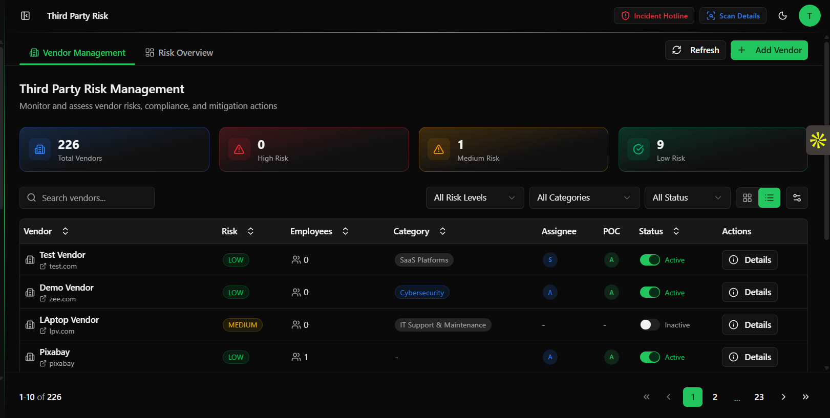 third party risk management tool